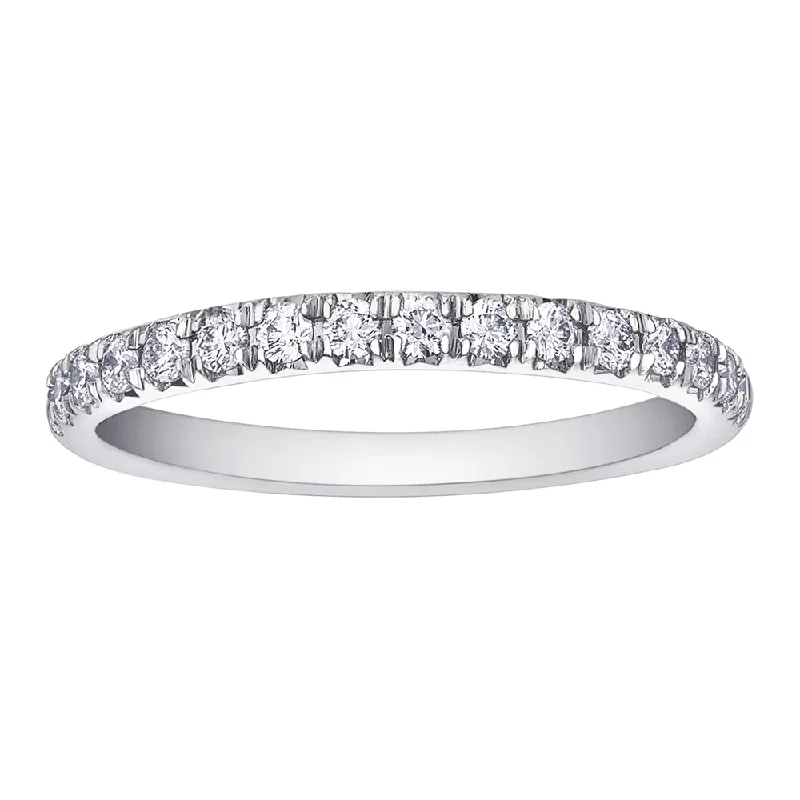 Marquise - Cut Women's Diamond Rings in Palladium for a Unique and Elongated ShapeClassic Tides of Love Canadian Diamond Band