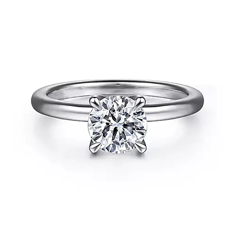 Cluster - Style Women's Diamond Rings with Multiple Small Diamonds Arranged in a Stunning Pattern14K White Gold 1.0ctw 4 Prong Diamond Engagement Ring