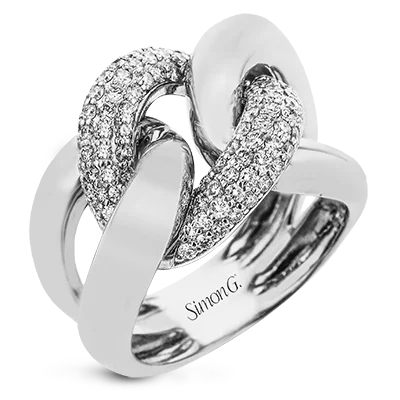 Cluster - Style Women's Diamond Rings with Multiple Small Diamonds Arranged in a Stunning PatternRight Hand Ring in 18k Gold with Diamonds