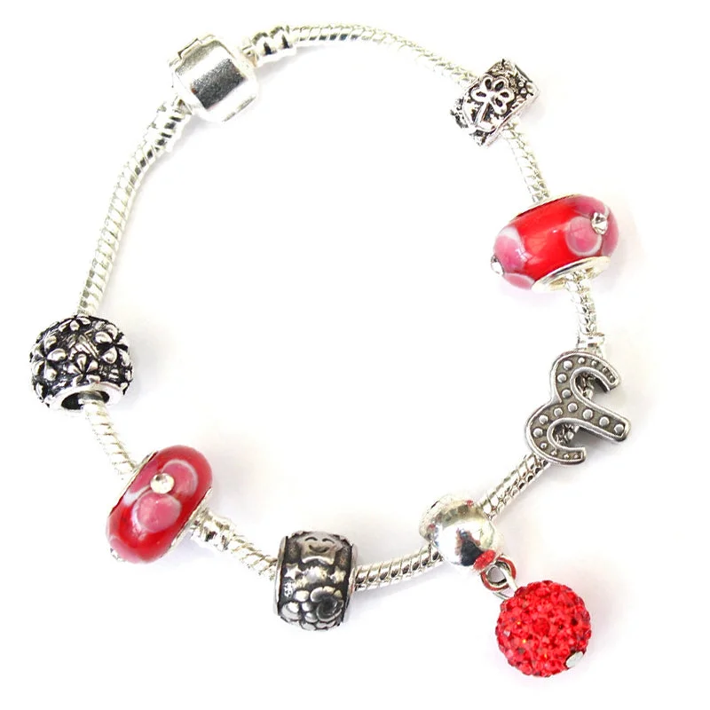 Chamm Bracelets with natural materialsAdult's Aries 'The Ram' Zodiac Sign Silver Plated Charm Bracelet (Mar 21-Apr 19)