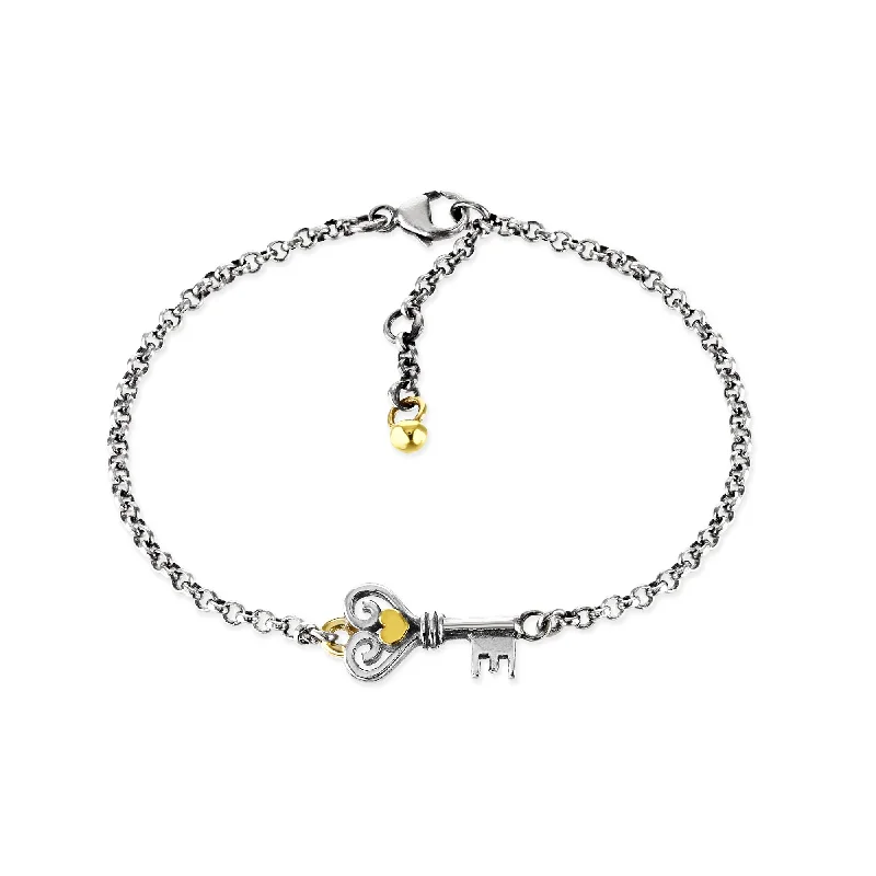 Affordable Chamm BraceletsHeart Key Bracelet