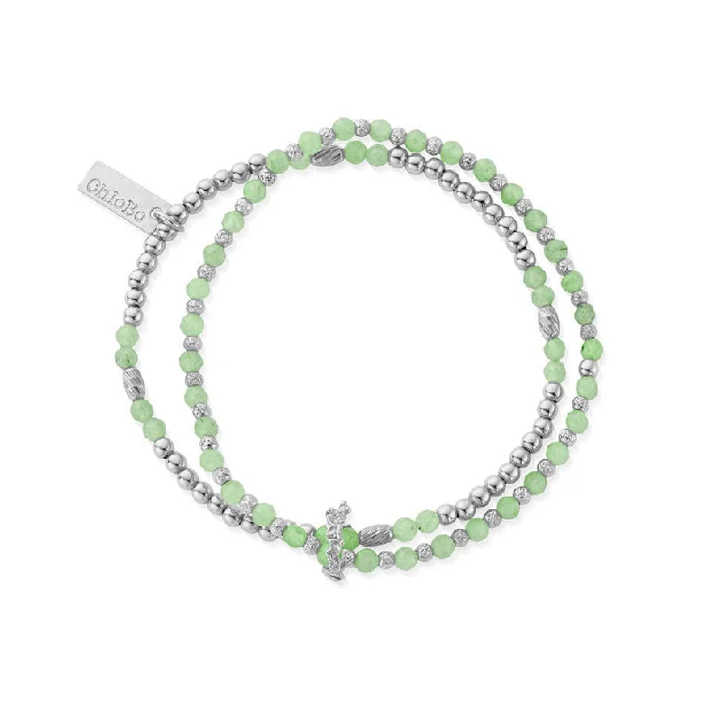 Chamm Bracelets for everyday wearWisteria Aventurine Set Of 2