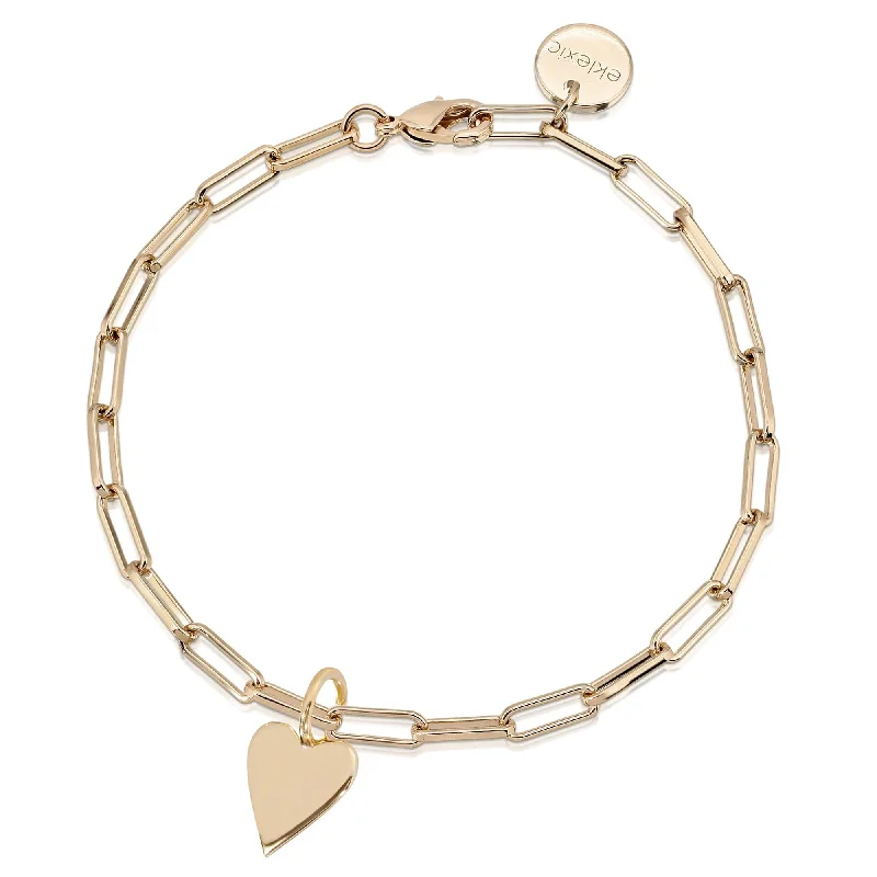 Personalized Chamm BraceletsSmall Heart Charm Bracelet