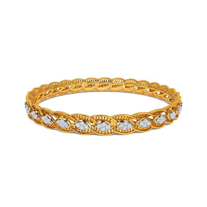 Vintage - Inspired Bangle Bracelets with Filigree and Rhinestone AccentsKatee Bangle