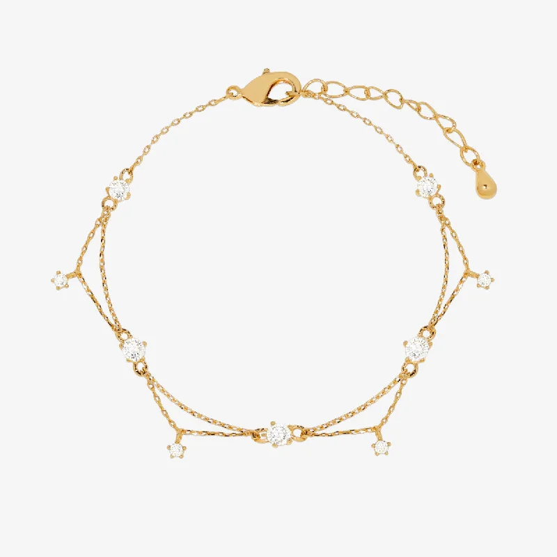 Luxury Chamm BraceletsCubic layered bracelet