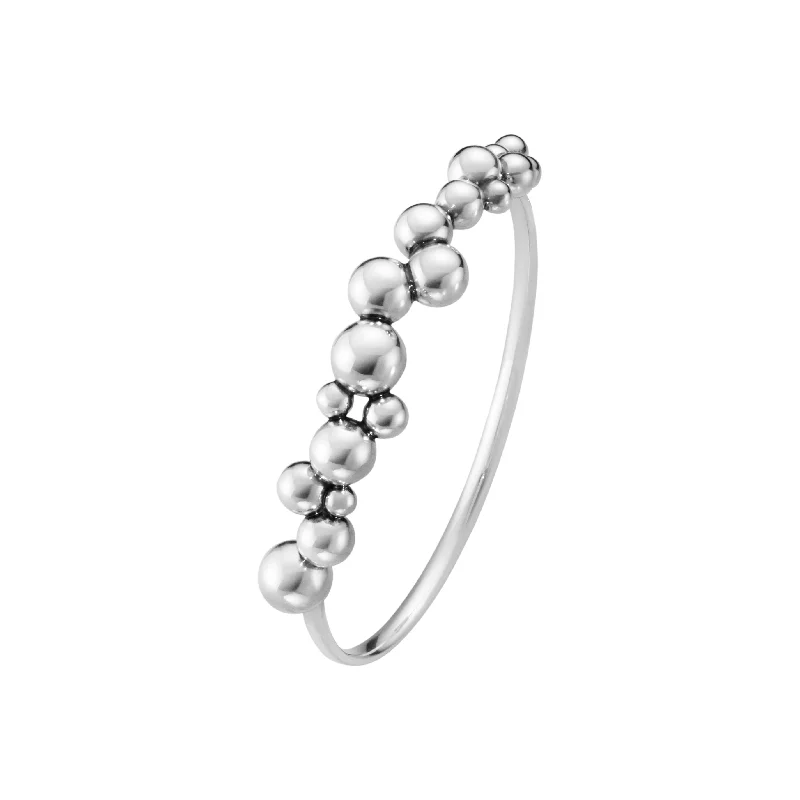 Clear Crystal - Embellished Bangles for a Sparkling and Elegant AppearanceSilver Grapes Closed Bangle