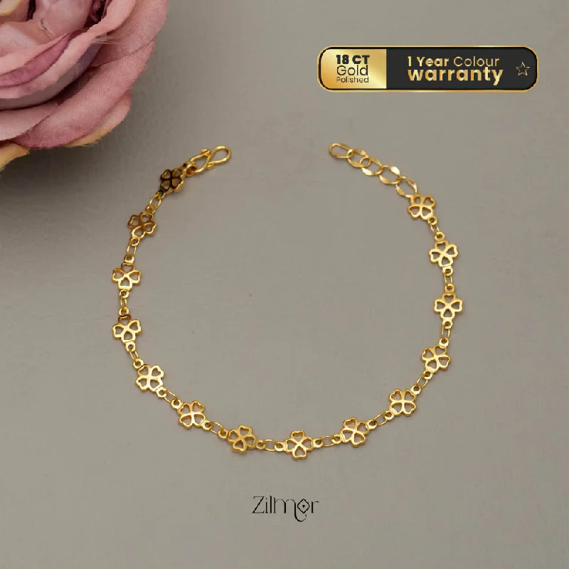 Rose Gold - Plated Bangles with Cubic Zirconia for a Glamorous TouchKY101690 - Gold Toned  Bracelet