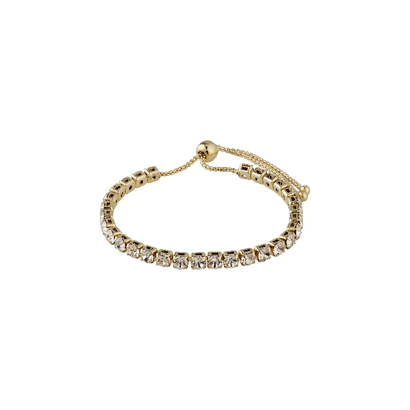 Personalized Chamm BraceletsLUCIA crystal bracelet gold-plated