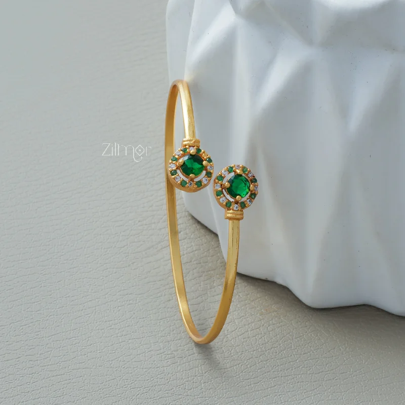 Enamel - Coated Bangles in Vibrant Rainbow Colors for a Playful StyleKF1011221 - Gold Plated Adjustable Bangle