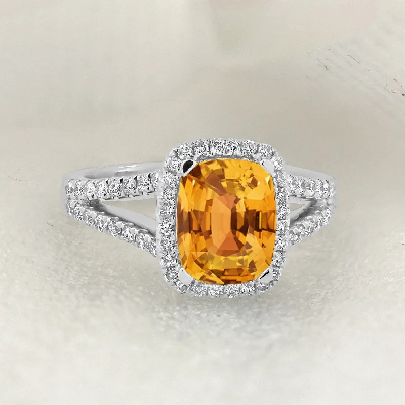 Turquoise Gemstone Rings in 925 Silver with a Southwestern - Inspired Design for a Rustic CharmAuriya 1 5/8ct Cushion-cut Citrine and Halo Diamond Engagement Ring 3/8cttw 14K Gold