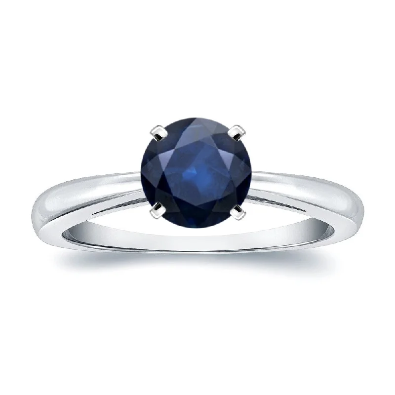 Tanzanite Gemstone Rings in 10K Gold with a Trilogy Design for a Sophisticated GiftAuriya 14k Gold Sapphire Solitaire Engagement Ring 1 1/2ct TGW