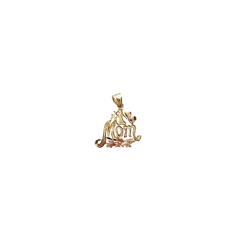 Pearl - Embellished Floral Pendant for a Feminine and Romantic Look#1 Mom Pendant (14K)