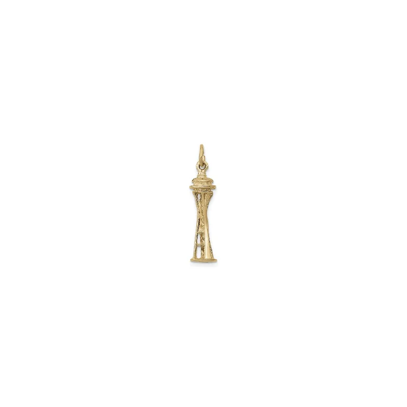 Water - Resistant Stainless Steel Diving - Themed Pendant for DiversSeattle Space Needle 3D Pendant (14K)