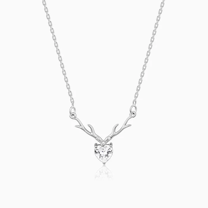 Antique - Inspired Filigree - Worked Cross Pendant Necklace for Religious CeremoniesAnushka Sharma Silver Deer Heart Necklace