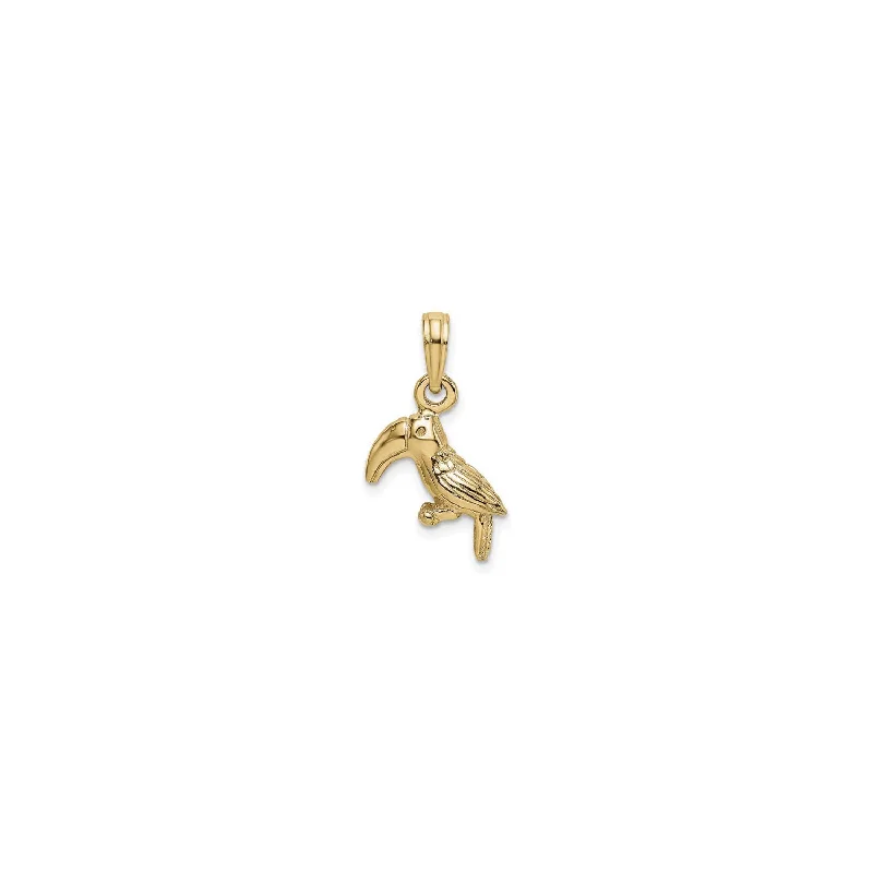 Double - Heart Pendant with Interlocking Design for CouplesToucan Bird Pendant (14K)